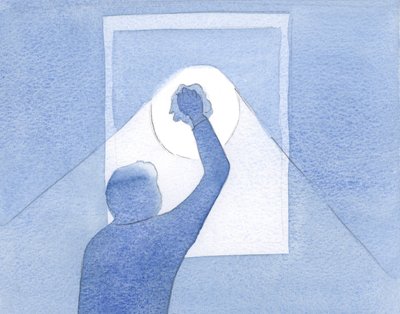 Our fervent prayers are like the vigorous polishing of a dirty window-pane: the daylight which is Christ