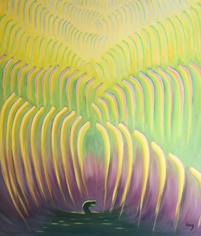 Our reverent prayer and dedication to God unites us with the Angels as they give Him glory. by Elizabeth Wang