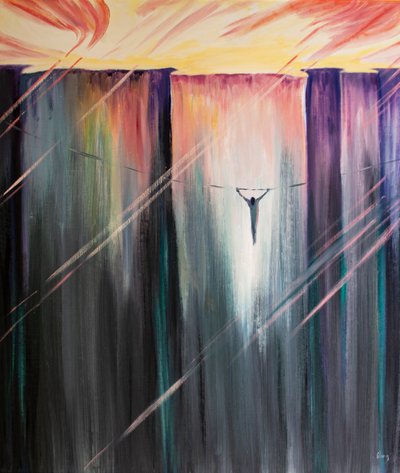 Over the abyss of spiritual darkness, our faith in Christ allows us to cling to a thread of hope by Elizabeth Wang