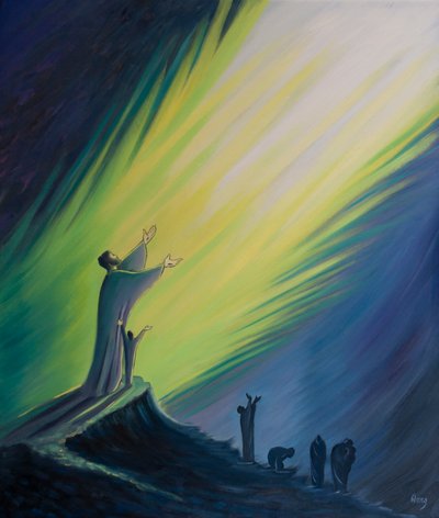 Prayer with Christ is glorious and effective, but without Him it is like calling out into the dark by Elizabeth Wang