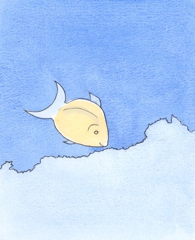 Someone who searches avidly for new devotions is like a fish which searches for food, day after day, on the Barrier Reef, 2003 by Elizabeth Wang