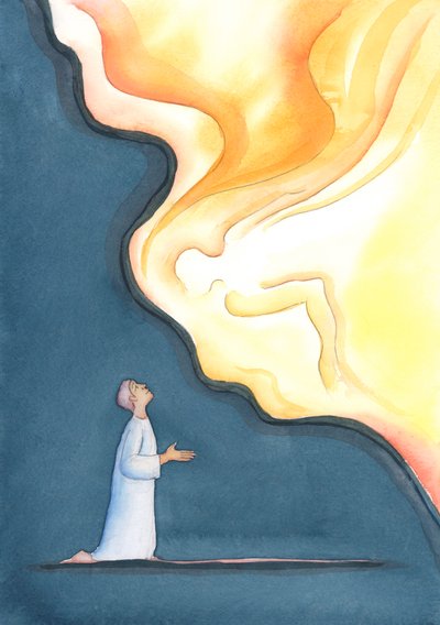 The Father in heaven greets with delight a humble confession of weakness by one of His trusting 