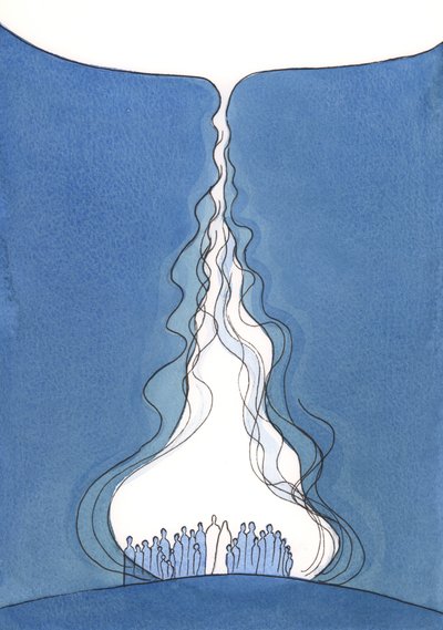The Great Flame of prayer. by Elizabeth Wang