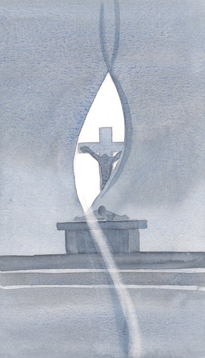 The Holy Spirit pierces the veil at the Holy Mass, and reveals to us the mystery of Christ