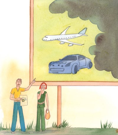The Lord showed me people shouting out in anxiety and alarm about carbon footprints, and worrying about their earthly lives by Elizabeth Wang