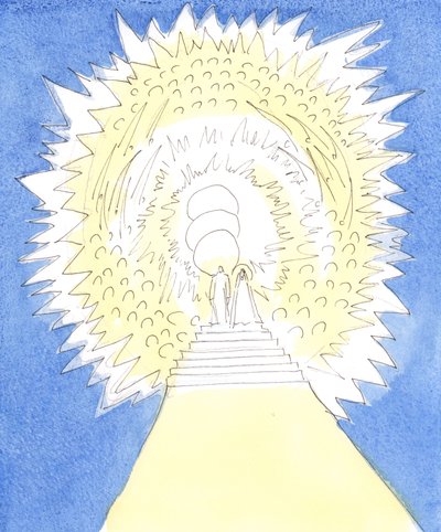 The Lord showed me that Heaven is like a circular area full of Divine glory, occupied by the Three Divine Persons and the Angels and Saints by Elizabeth Wang