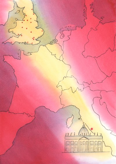 The Pope, the Bishop of Rome, is the chief Bishop, and the focus of unity in the Church by Elizabeth Wang