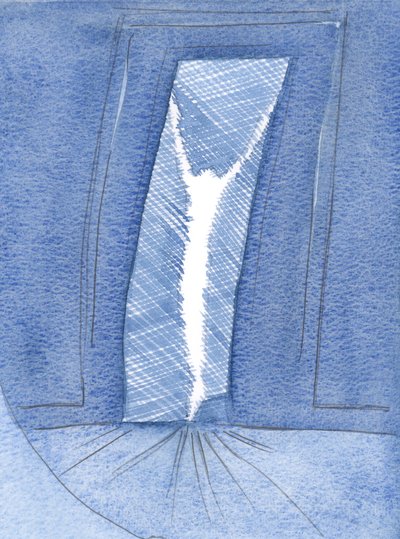 The Sacrifice of Jesus has made a living opening through the curtain to the Holy of Holies, to the light of God, so that we can enter Heaven by Elizabeth Wang