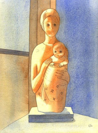 The Virgin and Child by Elizabeth Wang
