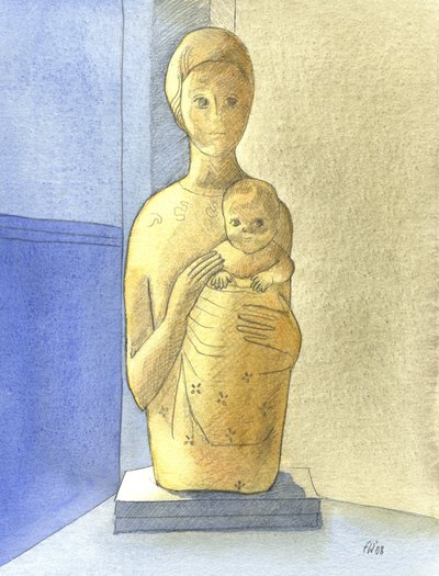 The Virgin and Child by Elizabeth Wang