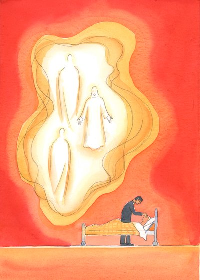 The blessings given in the sacrament of the sick are gifts from the Holy Trinity, bringing a renewed sharing in the life of the Holy Trinity, with forgiveness, peace, and many other gifts by Elizabeth Wang