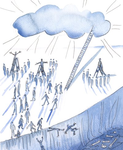 There are very many well-meaning people offering to the crowds very different ideas about God by Elizabeth Wang
