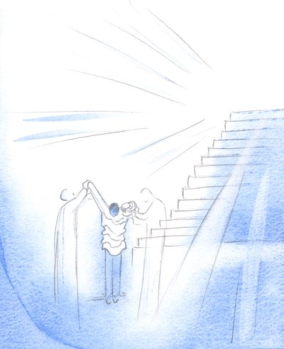 There is little remaining purification after death for a faithful priest, 2002 by Elizabeth Wang