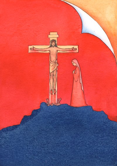 Those friends of Christ today who cannot be bothered to go to Mass act like those friends of Christ, long ago, who ran away when Christ was arrested and crucified, 2004 by Elizabeth Wang