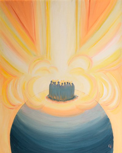 Through Christ the light of Heaven enfolds us at every Mass by Elizabeth Wang