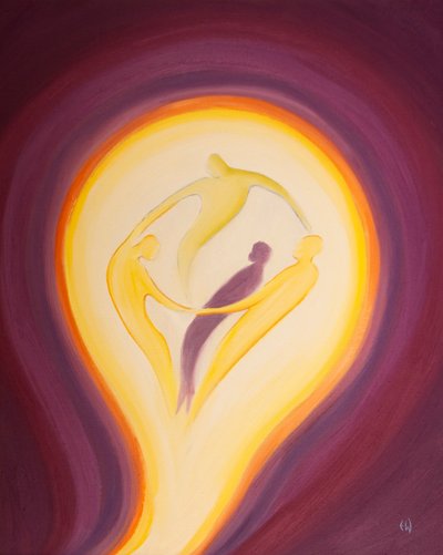 Through Christ we can be drawn into the ceaseless giving and receiving of love within the Divine Persons by Elizabeth Wang