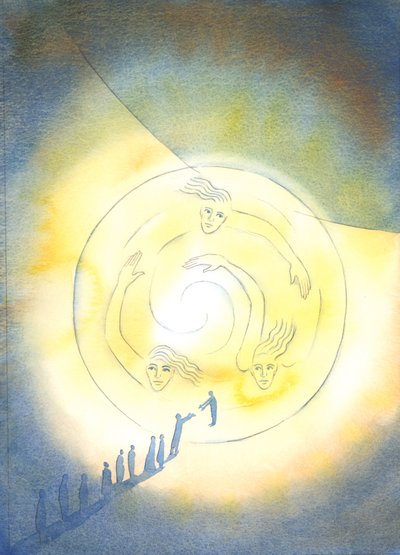Through baptism we are brought into the life of the Holy Trinity by Elizabeth Wang