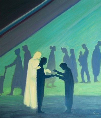 Through our smallest words and actions Christ shows out His love to other people by Elizabeth Wang