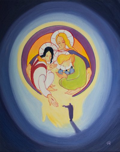 Through repentance and faith in Christ we allow Him to draw us into the heart of the Holy Trinity. by Elizabeth Wang