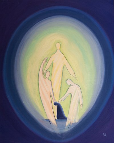 We love and adore the Three Divine Persons within our souls, when we live in a state of grace by Elizabeth Wang