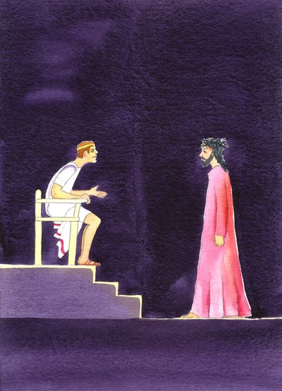 "What is Truth?" said Pilate to Jesus, 2001 by Elizabeth Wang