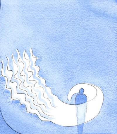 When I praised the Father for His gifts in prayer, he showed me that His Holy Spirit enfolds me in sweet 