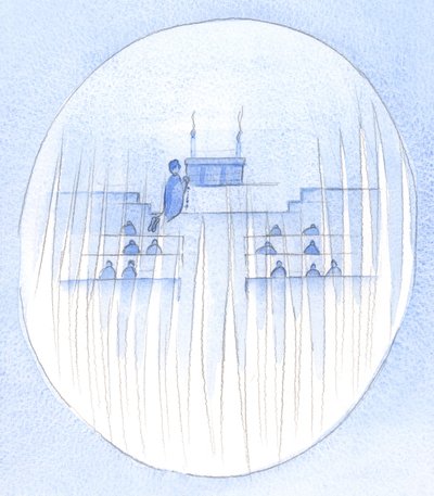 When faithful people pray the Holy Rosary, Holy Angels surround them, and keep watch, in reverent silence, 2002 by Elizabeth Wang