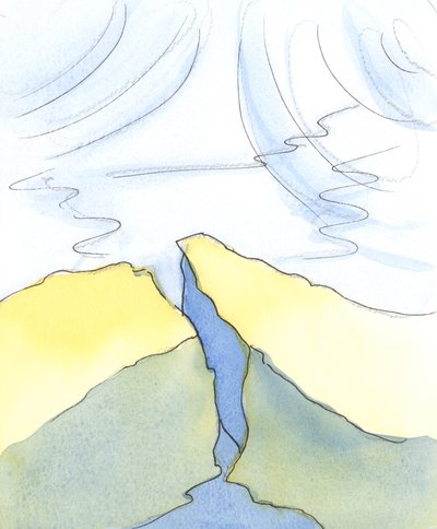 When someone is suddenly enlightened by God, it is as if an undersea earthquake takes place by Elizabeth Wang