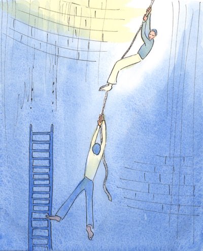 When someone perseveres in intercession for a person in danger, it