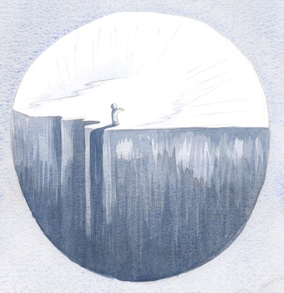 Whenever we truly repent we are like a new child emerging from a chasm of darkness into God