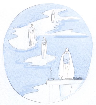 Wherever a Catholic Priest Offers the Holy Sacrifice of the Mass, There is Jesus Christ, Present with His People by Elizabeth Wang