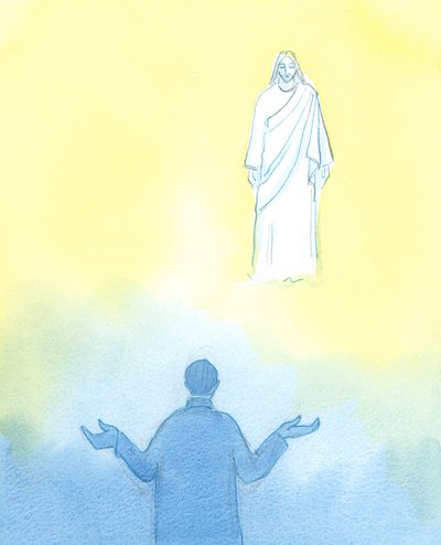 Whoever faces Christ, and says sincerely: "I