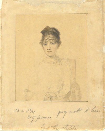 Harriet Trumbull (Daughter of Gov. Jonathan Trumbull, Jr.; wife of Benjamin Silliman of Yale College) by Elkanah Tisdale