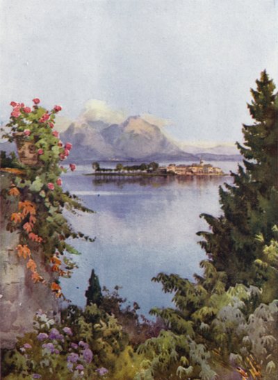 A Garden at Baveno, Lago Maggiore by Ella Du Cane