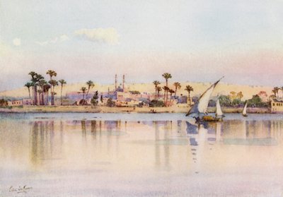 Cairo and the Citadel from Giza by Ella Du Cane