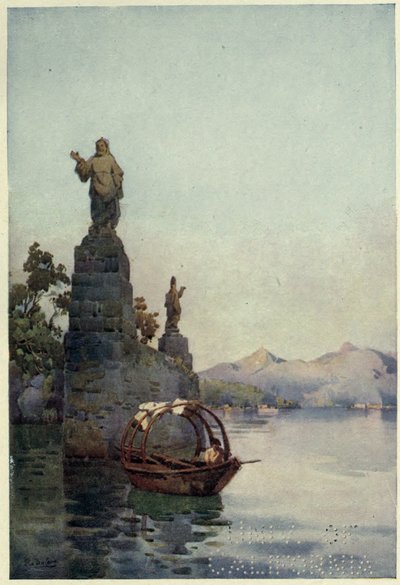 Entrance to the Villa Arconati, Lago di Como, Illustration from 