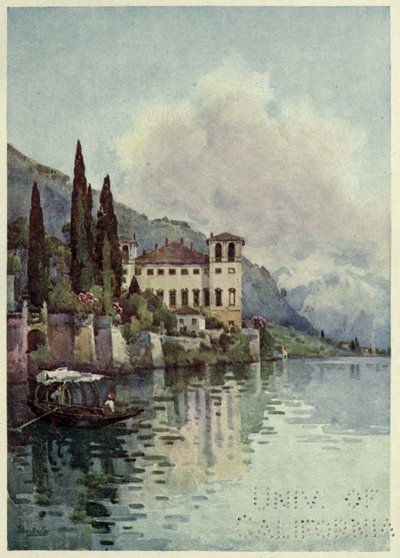 Gravedone, Lago di Como, Illustration from 