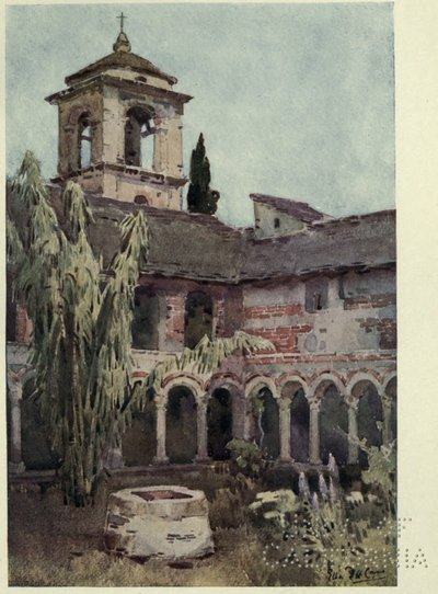 Il Chiostro di Piona, Lago di Como, Illustration from 