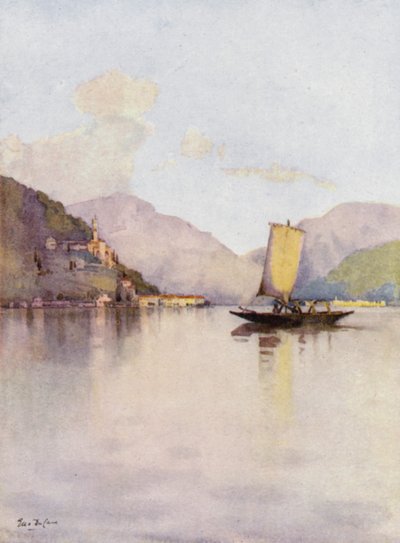 Morcote, Lake Lugano by Ella Du Cane