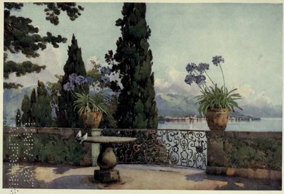 Pallanza from Isola Bella, Lago Maggiore, Illustration from 