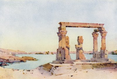 Temple of Kertassi, Nubia by Ella Du Cane
