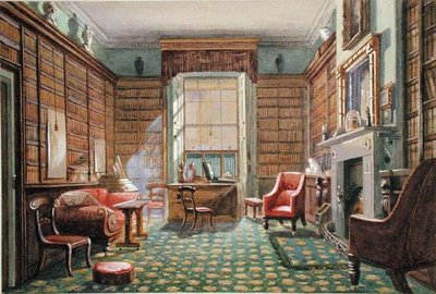 The Consulting Rooms of No.2 Rodney Street, Liverpool, c.1830 by Ellen Bickerstaffe