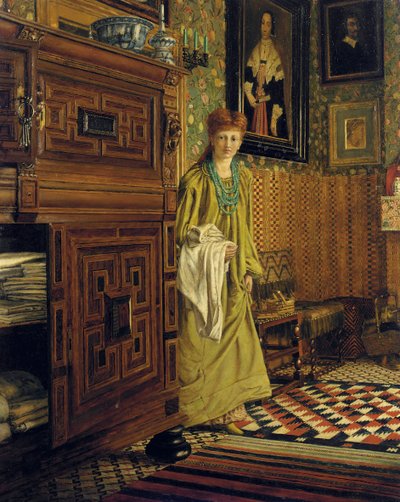 Portrait of Laura, Lady Alma-Tadema, Probably Entering the Dutch Room at Townshend House, Regent