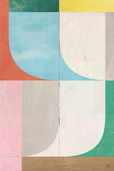 Curved Color Blocks by Ellen Greup
