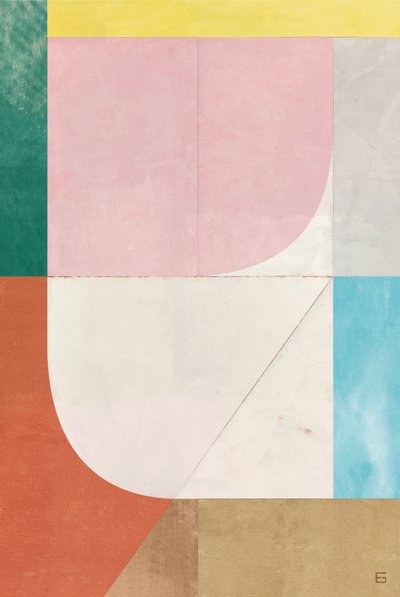 Muted Geometric Shapes by Ellen Greup