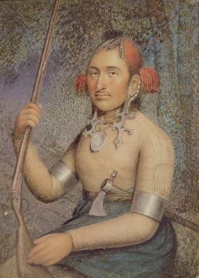 A North American Indian Chief by Ellen Sharples