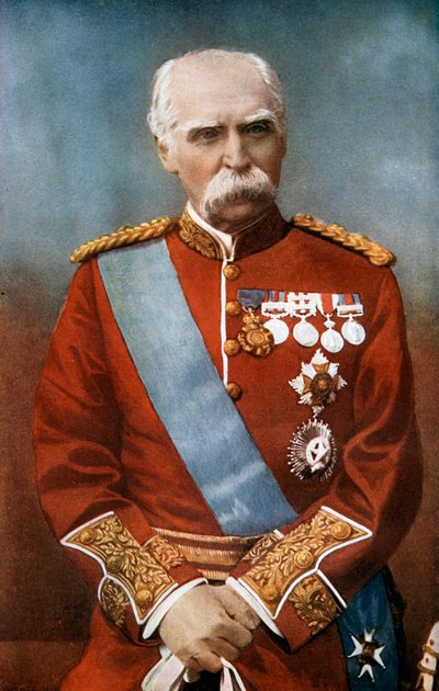 Field Marshal Sir Donald Martin Stewart, British soldier, c1900 by Elliott and Fry