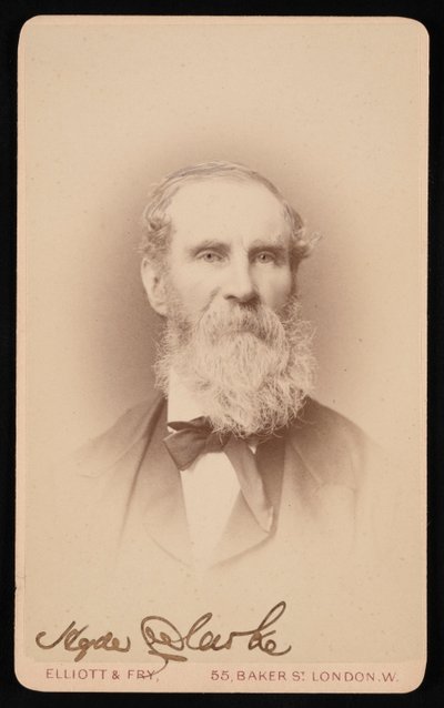 Portrait of Hyde Clarke by Elliott and Fry