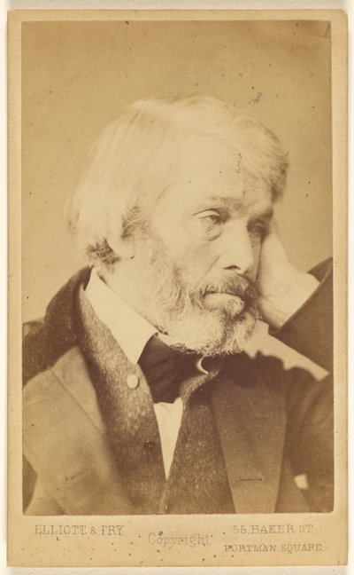 Thomas Carlyle (1795 - 1881) by Elliott and Fry