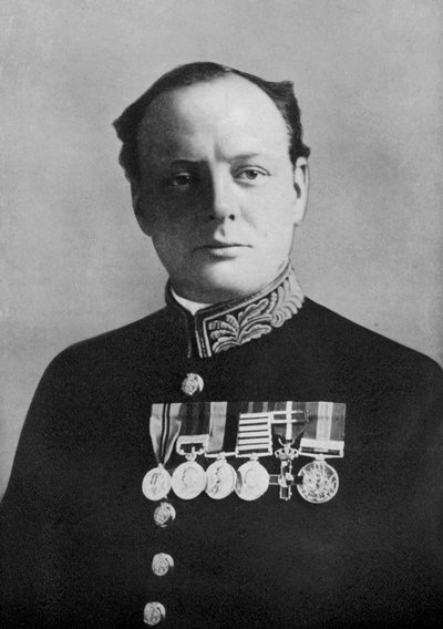 Winston Churchill, First Lord of the Admiralty by Elliott and Fry